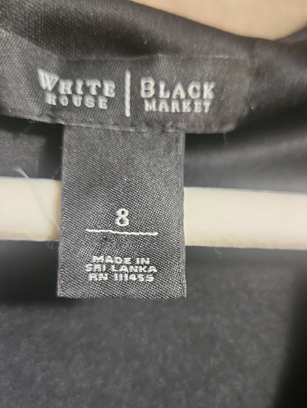 White House Black Market Black Draped Ruched Midi Dress - Picture 2 of 9
